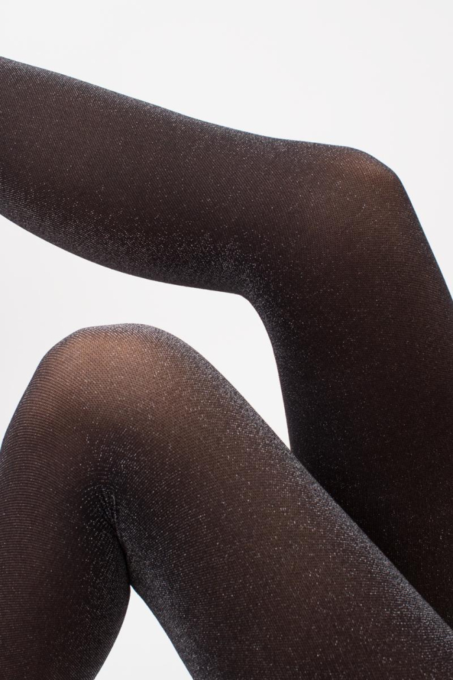 Колготки з блиском Lurex 40 den model 1 Giulia (nero)