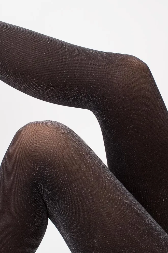 Колготки з блиском Lurex 40 den model 1 Giulia (nero)