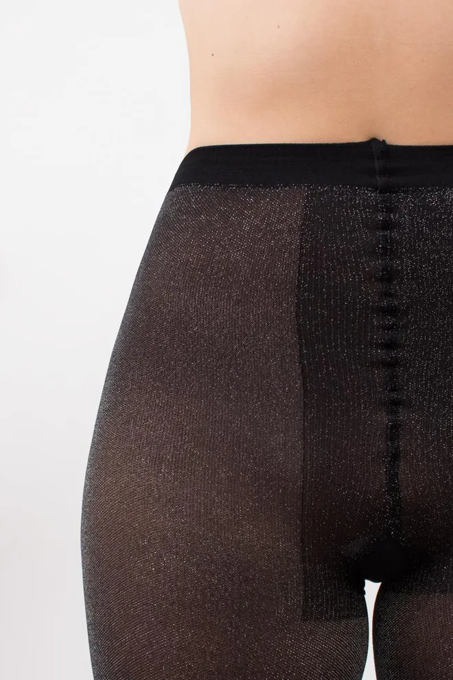 Колготки з блиском Lurex 40 den model 1 Giulia (nero)