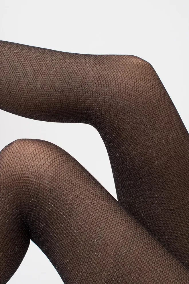 Колготки з блиском Lurex rete 40 den model 1 Giulia (nero)