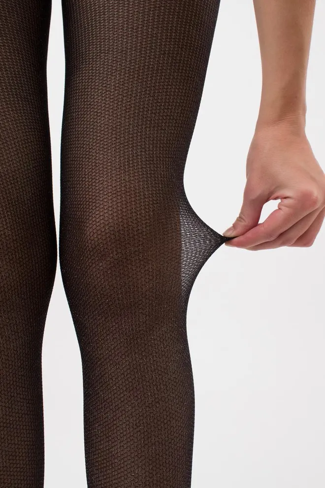 Колготки з блиском Lurex rete 40 den model 1 Giulia (nero)