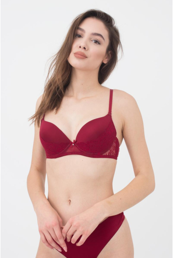 Бюстгальтер з формованою чашкою Laura 1123/21 n Giulia (red), червоний