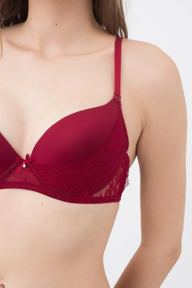 Бюстгальтер з формованою чашкою Laura 1123/21 n Giulia (red), червоний