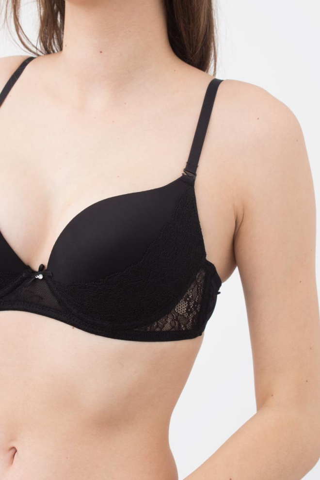 Бюстгальтер з формованою чашкою Laura 1123/21 n Giulia (black), чорний