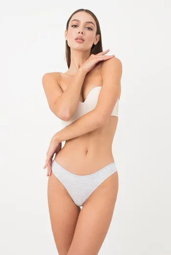 Жіночі труси стрінги Leila 2102/60 Giulia (grey) Жіночі труси стрінги Leila 2102/60 Giulia (grey)