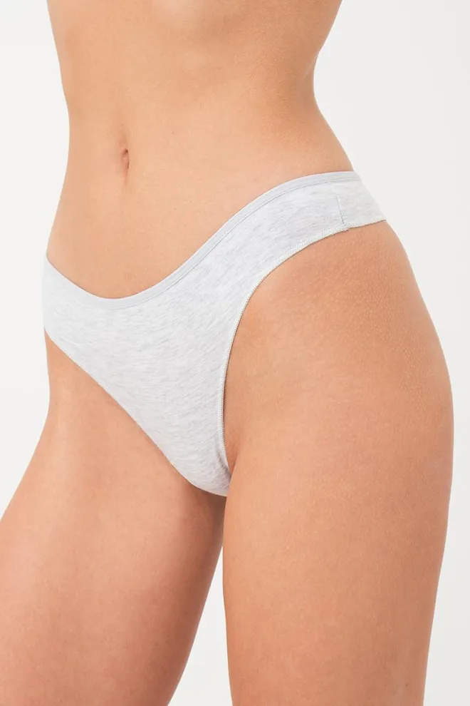 Жіночі труси стрінги Leila 2102/60 Giulia (grey)