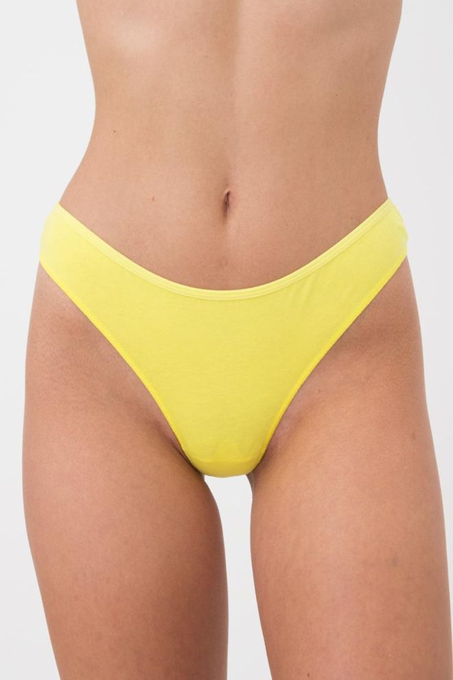 Жіночі труси стрінги Leila 2102/60 Giulia (yellow)