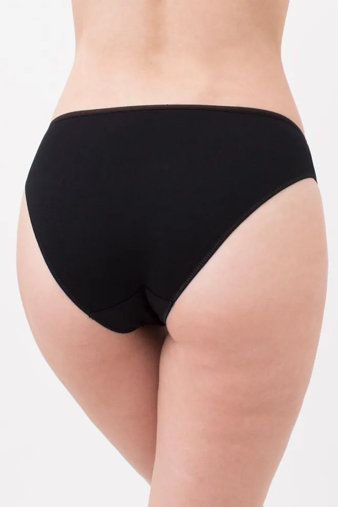 Жіночі трусики сліп  Leila 2301/60 Giulia (black), чорний