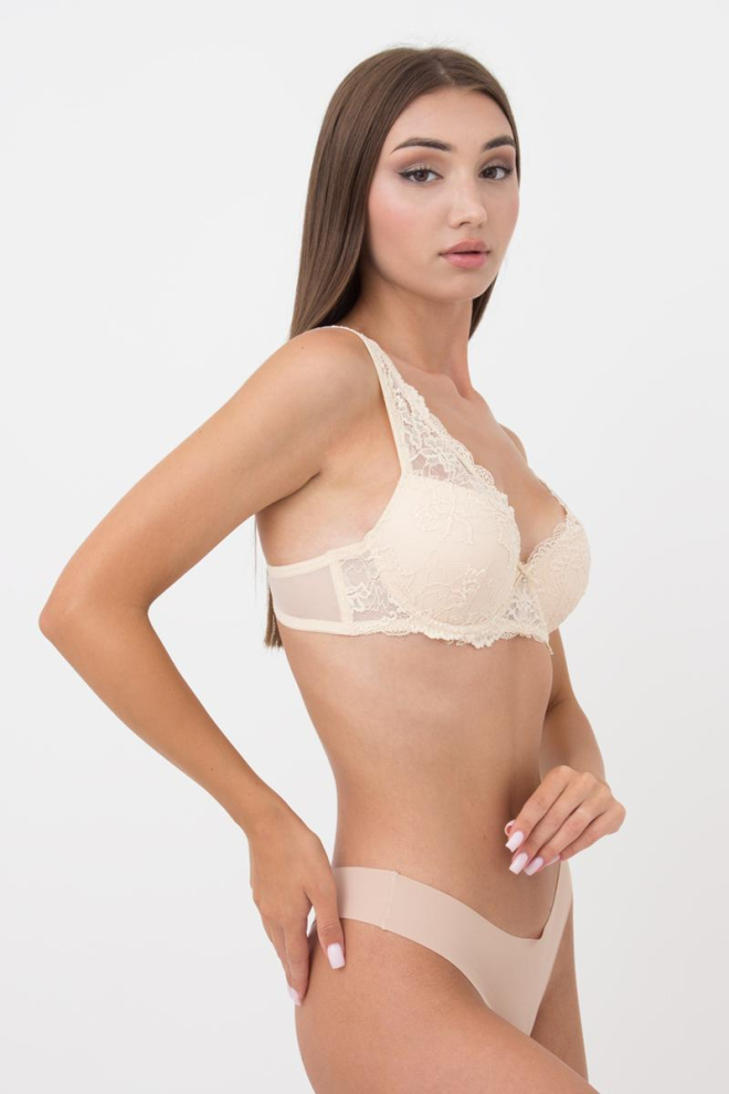 Бюстгальтер кружевной Letizia 1242/41 N1 Giulia (beige), бежевый
