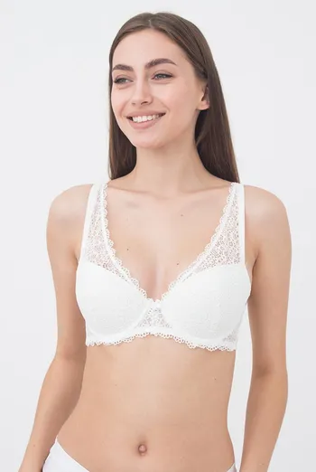 Бюстгальтер мереживний з формованою чашкою Letizia 1242/41 Giulia (whisper white)