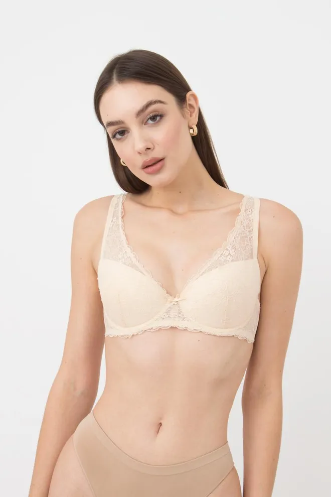 Бюстгальтер кружевной Letizia 1242/41 N Giulia (beige)