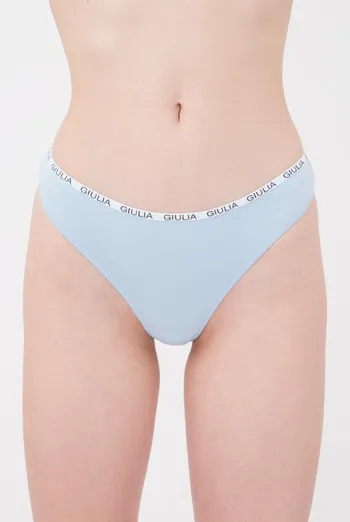 Женские трусы стринги Logo 2102/60 Giulia (sky blue)