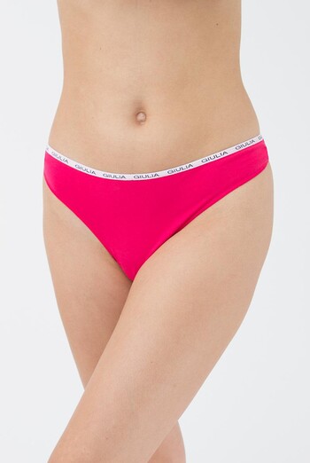 Жіночі труси стринги Logo 2102/60 Giulia (pink)