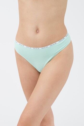 Жіночі труси стринги Logo 2102/60 Giulia (mint) Жіночі труси стринги Logo 2102/60 Giulia (mint)