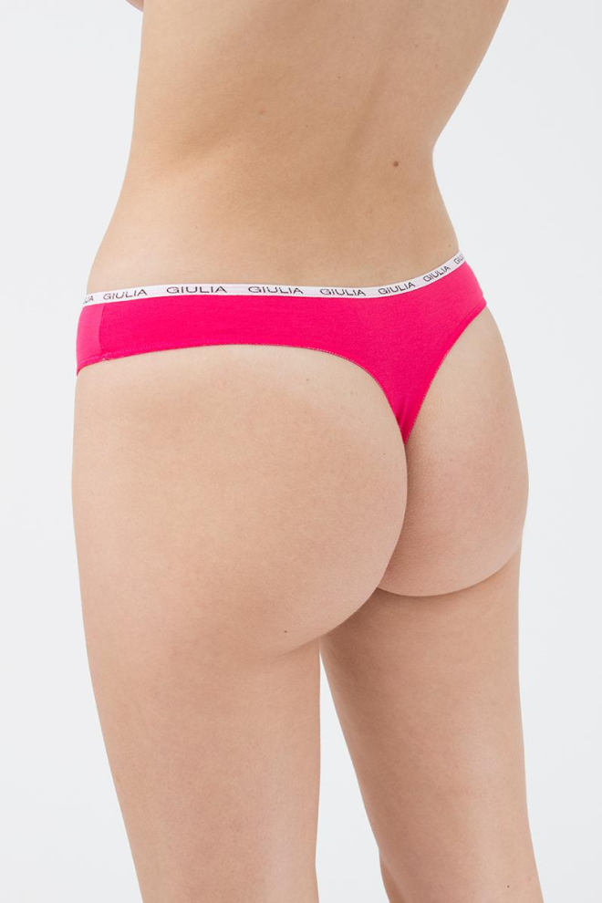 Жіночі труси стринги Logo 2102/60 Giulia (pink)