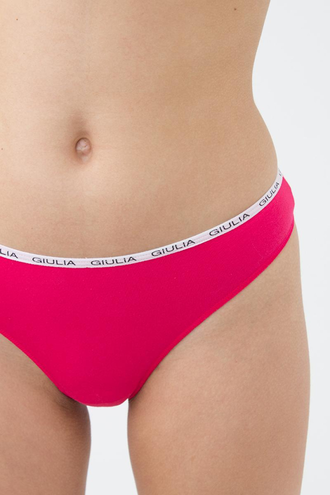 Жіночі труси стринги Logo 2102/60 Giulia (pink)