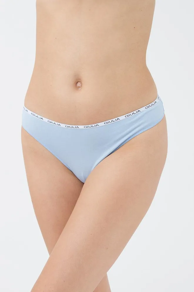 Женские трусы стринги Logo 2102/60 Giulia (blue)