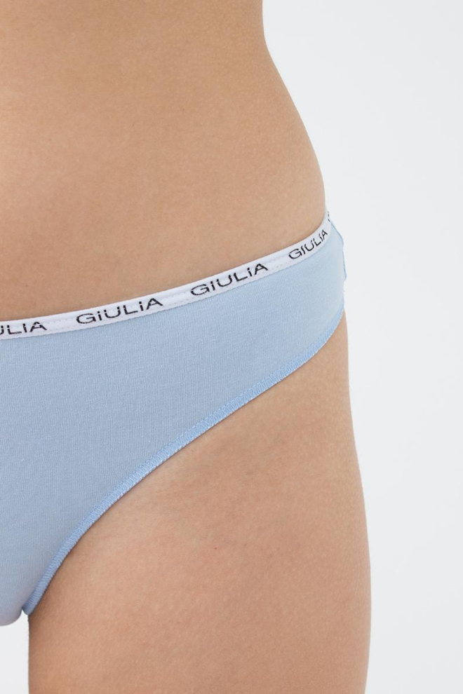 Жіночі труси стринги Logo 2102/60 Giulia (blue)