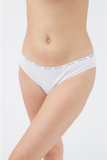 Жіночі труси бразиліана Logo 2206/60 Giulia (white) Жіночі труси бразиліана Logo 2206/60 Giulia (white)