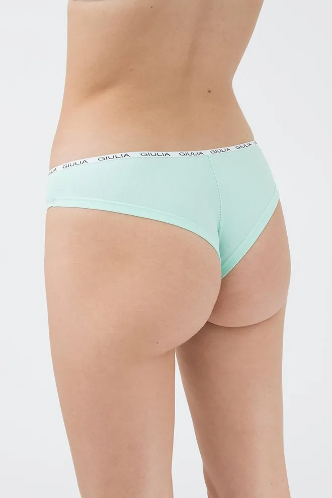 Женские трусы бразилиана Logo 2206/60 Giulia (mint)