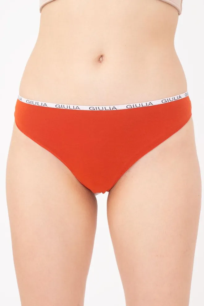 Женские трусы бразилиана Logo 2206/60 Giulia (terracota)