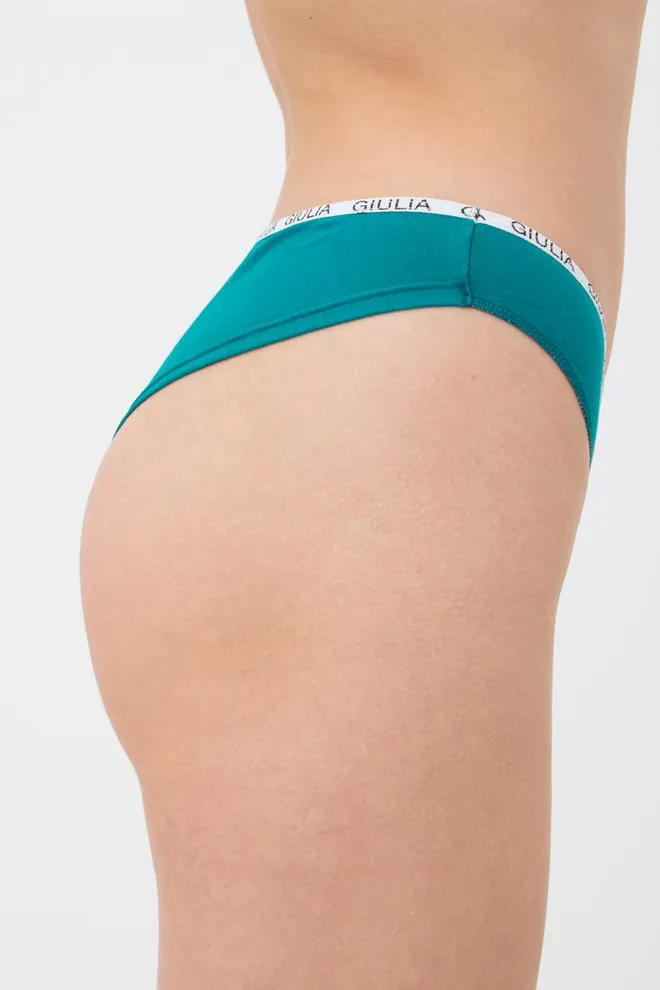 Женские трусы бразилиана Logo 2206/60 Giulia (emerald)
