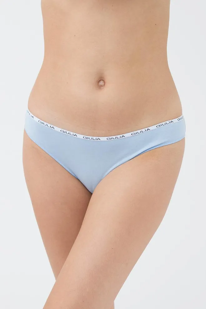 Женские трусы слипы Logo 2302/60 Giulia (blue)