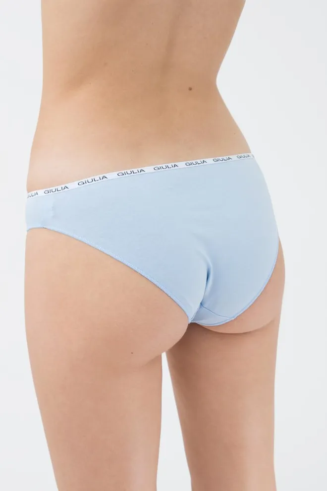 Женские трусы слипы Logo 2302/60 Giulia (blue)
