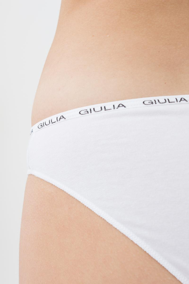 Жіночі труси сліпи Logo 2302/60 Giulia (white)