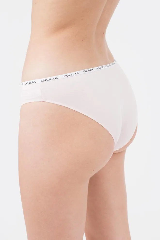 Женские трусы слипы Logo 2302/60 Giulia (powder)