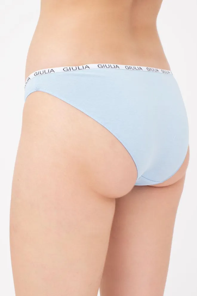 Женские трусы слипы Logo 2302/60 Giulia (sky blue)
