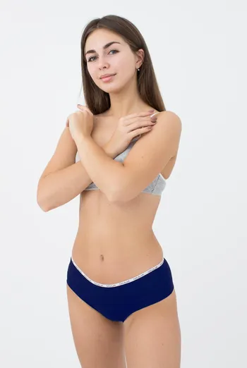 Жіночі труси хіпстери Logo 2602/60 Giulia (navy)
