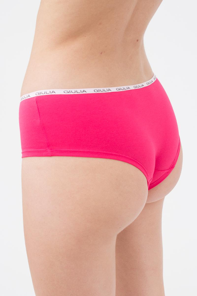 Жіночі труси хіпстери Logo 2602/60 Giulia (pink)