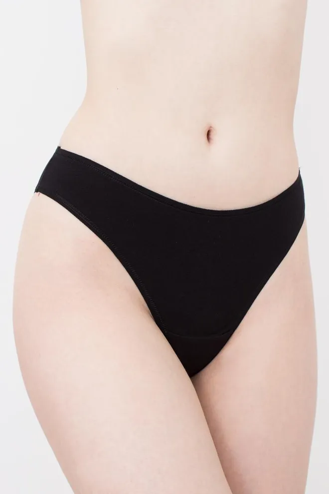 Трусики бразиліана з сітчастою вставкою LOISE 2227/62 Giulia (black), чорний