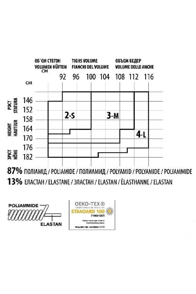 Теплі колготки для вагітних Mama 100 den Giulia (nero)