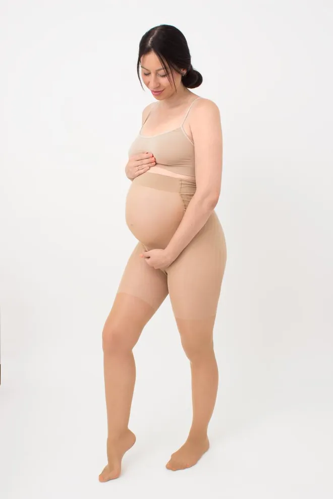 Класичні колготки для вагітних Mama 40 den Giulia (daino), бежевий