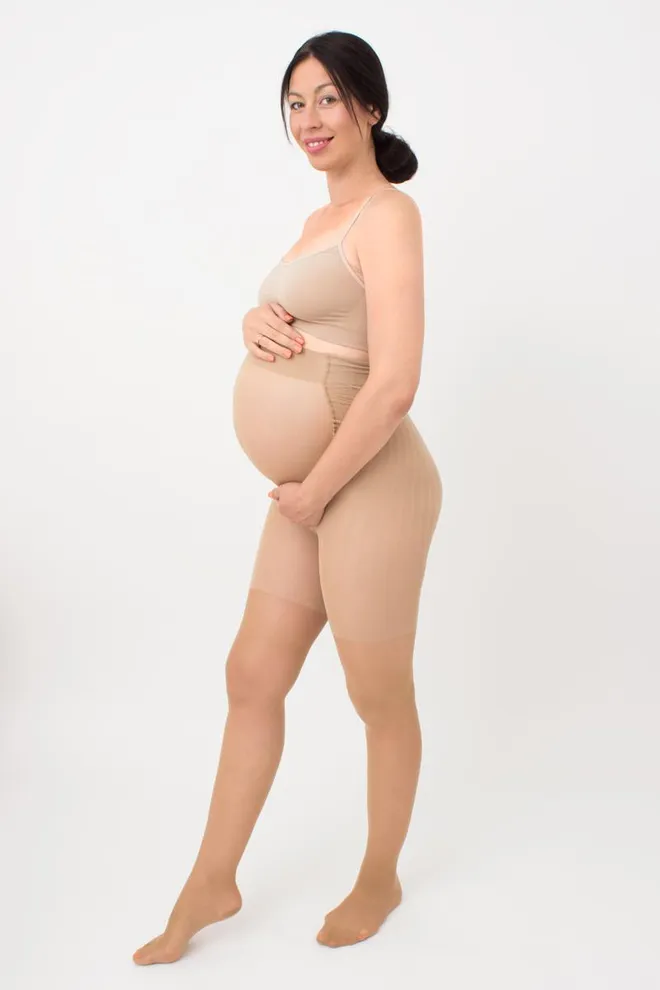 Класичні колготки для вагітних Mama 40 den Giulia (daino), бежевий