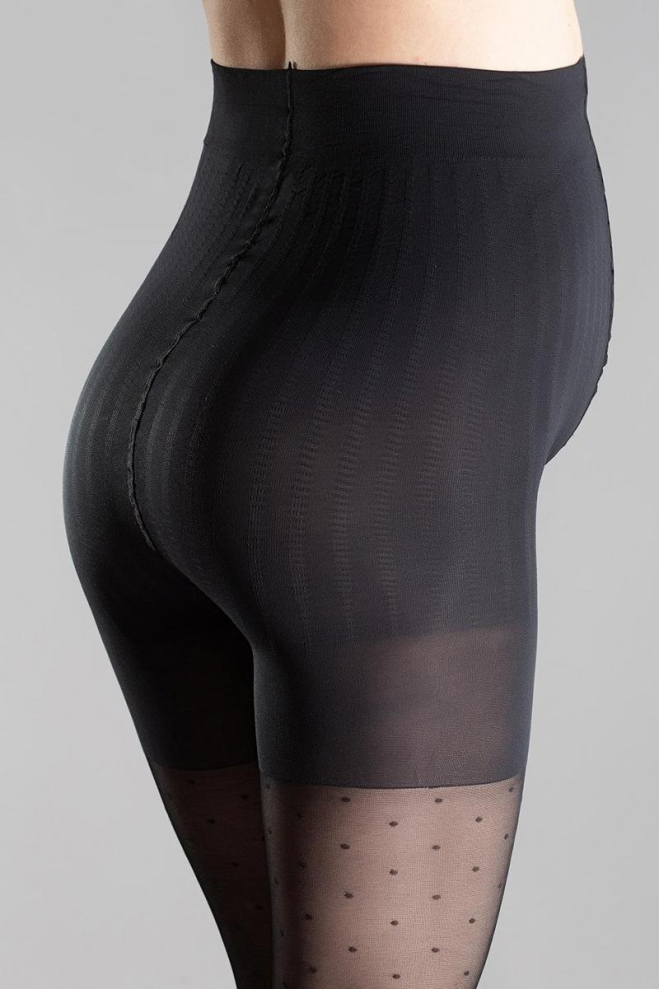 Фантазійні колготки в горох для вагітних Mama 40 amalia 40 model 1 Giulia (nero)