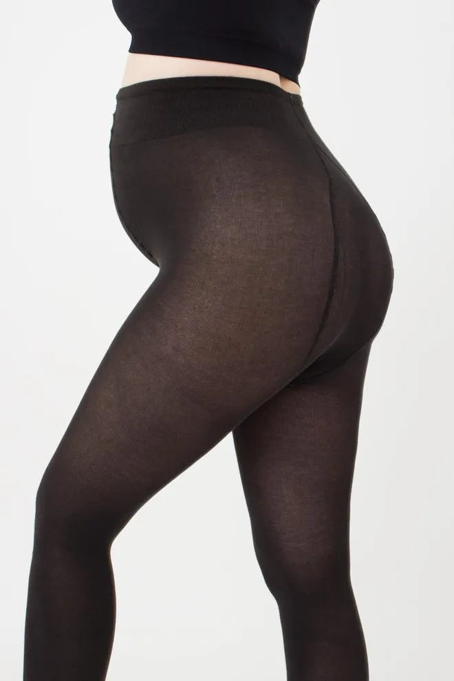 Теплі колготки для вагітних Mama cotton 200 den Giulia (nero)