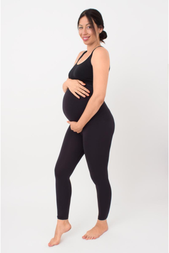 Безшовні легінси для вагітних MAMA LEGGINGS Giulia (nero), чорний