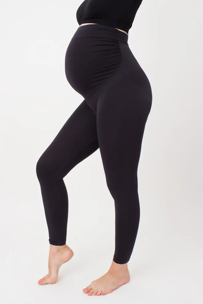 Безшовні легінси для вагітних MAMA LEGGINGS Giulia (nero), чорний