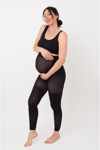 Бесшовные леггинсы для беременных Mama leggy tights Giulia (nero), черный Бесшовные леггинсы для беременных Mama leggy tights Giulia (nero), черный