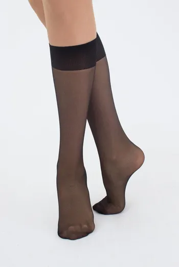 Классические гольфы Marea 20 den Giulia 2 пары (nero), черный Классические гольфы Marea 20 den Giulia 2 пары (nero), черный