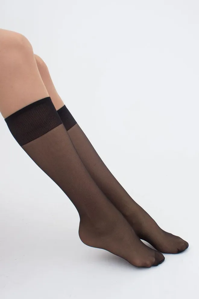 Класичні гольфи Marea 20 den Giulia 2 пари (nero), чорний