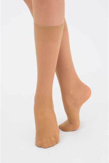 Классические гольфы Marea 40 den Giulia 2 пары (daino), бежевый Классические гольфы Marea 40 den Giulia 2 пары (daino), бежевый