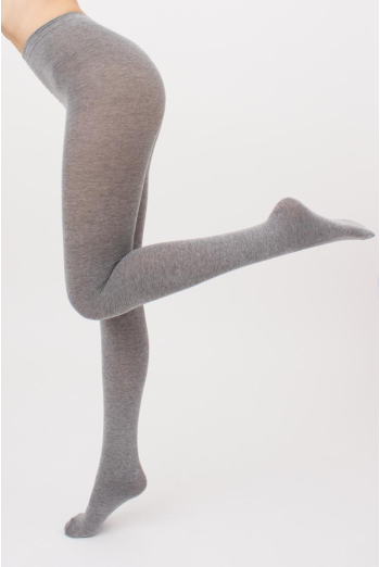 Колготки теплі Melange cotton 200 den Giulia (grey melange) Колготки теплі Melange cotton 200 den Giulia (grey melange)