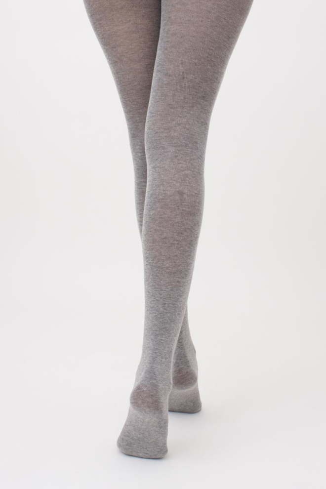 Колготки теплі Melange cotton 200 den Giulia (grey melange)