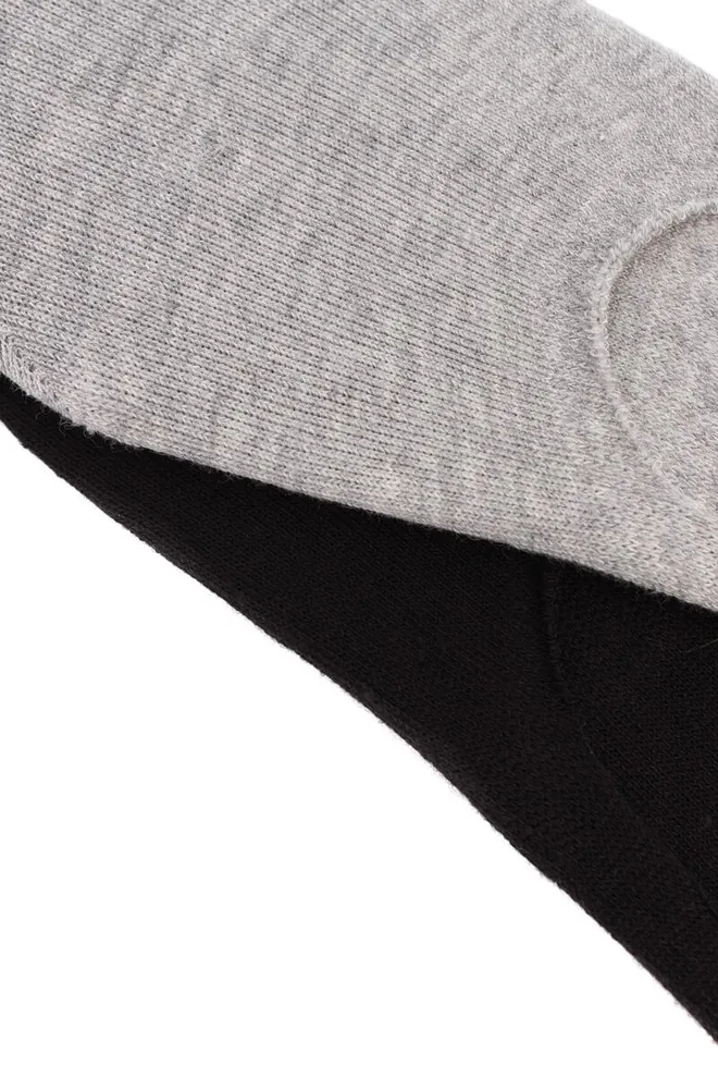 Носки следки мужские Mf1 classic Giulia 2 пары (black/light grey melange)