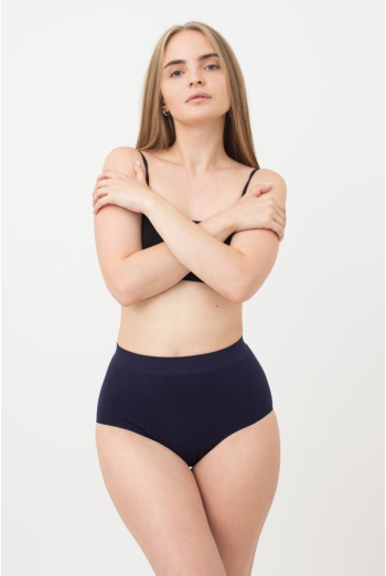 Безшовні трусики Midi briefs color Giulia (deep navy)