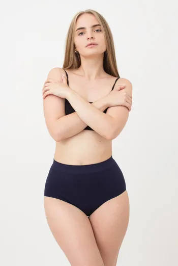 Безшовні трусики Midi briefs color Giulia (deep navy) Безшовні трусики Midi briefs color Giulia (deep navy)